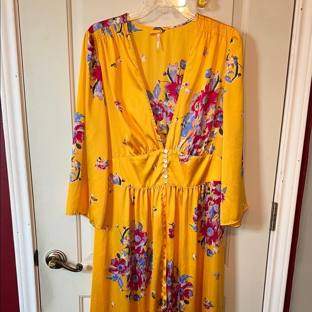 Free People Duster Flora Dress